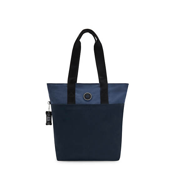 Hanifa 15" Laptop Tote Bag, Strong Blue, large
