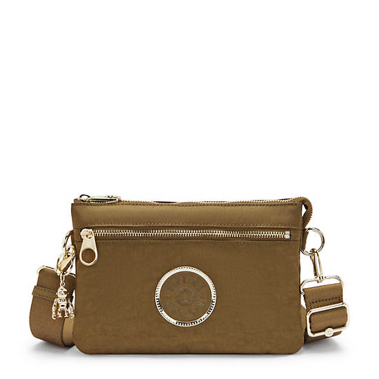 Riri Zip Crossbody Bag, D Laurel Spice, large