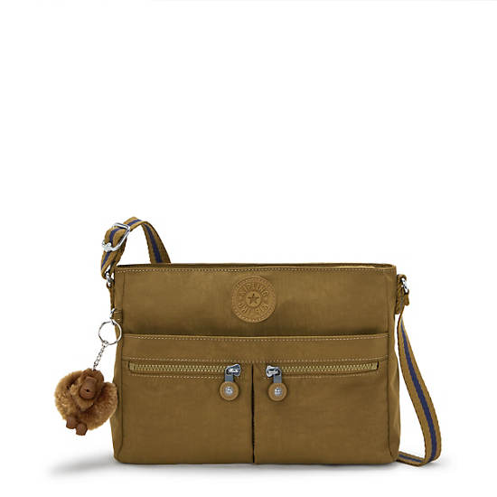 New Angie Crossbody Bag, Dry Laurel, large