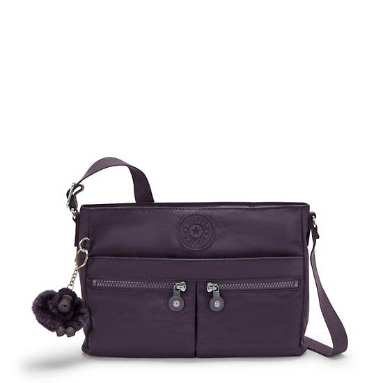 New Angie Crossbody Bag, Ultimate Plum, large