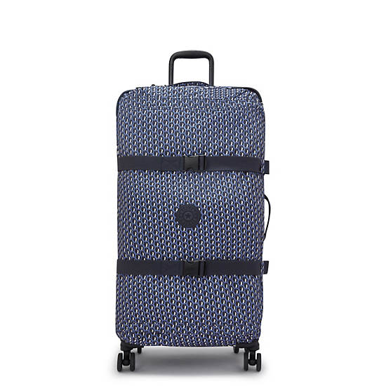 Spontaneous Large Printed Rolling Luggage