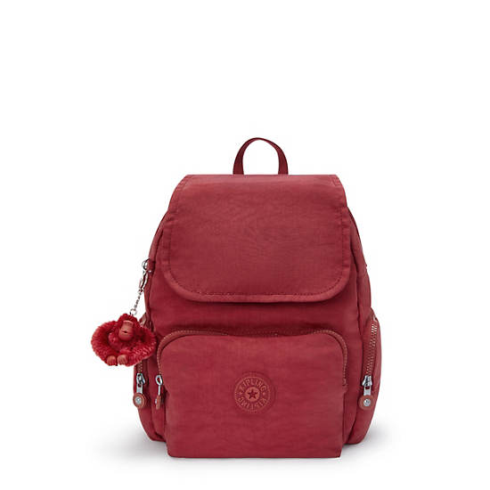 City Zip Small Backpack, Funky Red, large