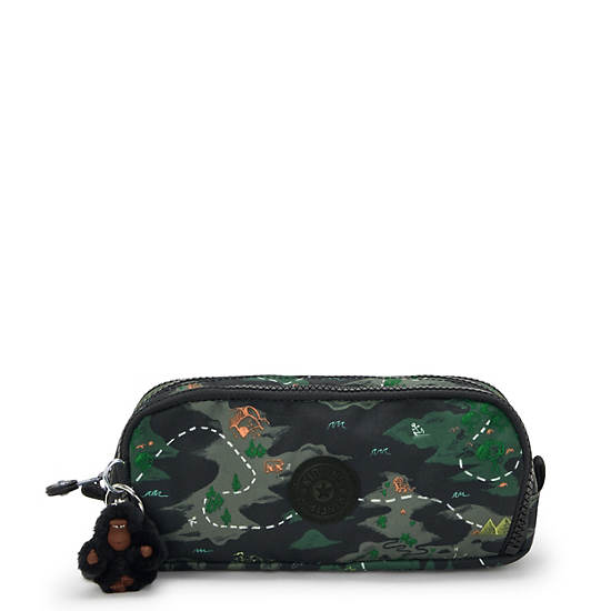 Gitroy Printed Pencil Case, Camo Treasure, large