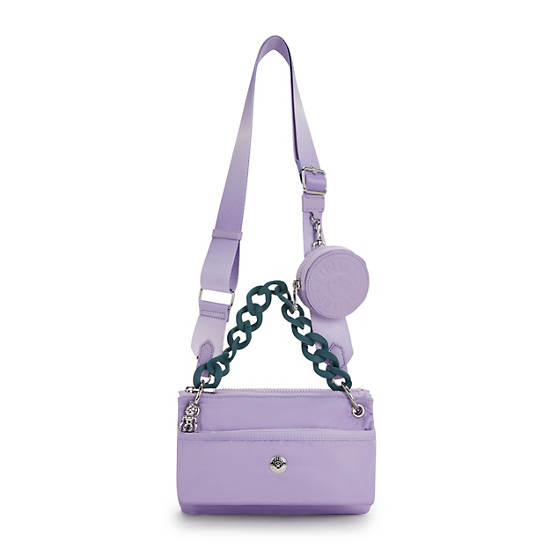 Victoria Tang Kimmie Convertible Crossbody Bag, VT Ice lavender, large