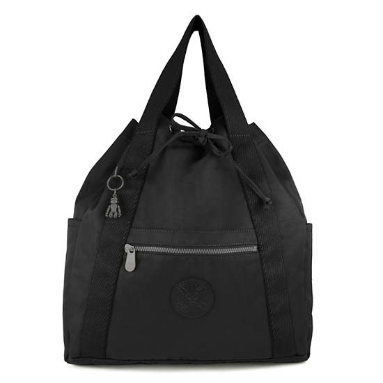 Art Medium Tote Backpack, Rich Black, large