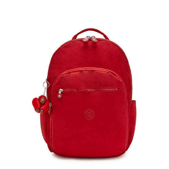 Seoul Extra Large 17" Laptop Backpack, Cherry Tonal, large