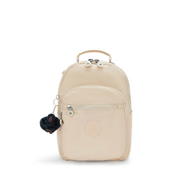 Seoul Small Tablet Backpack, Back To Beige, large