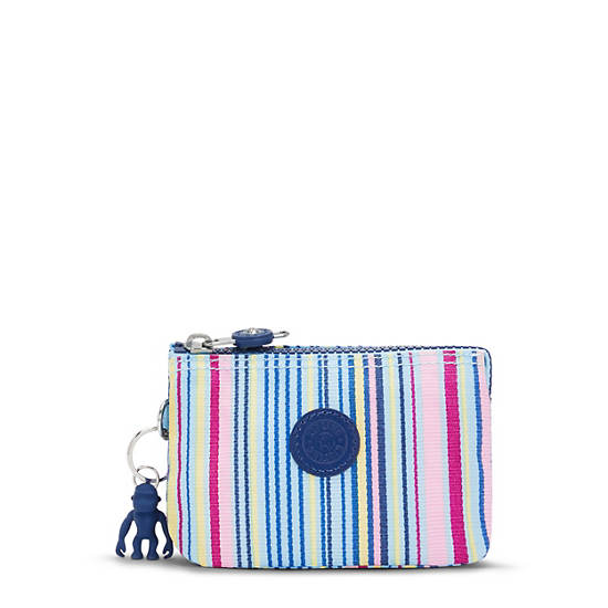 Creativity Small Printed Pouch, Resort Stripes, large