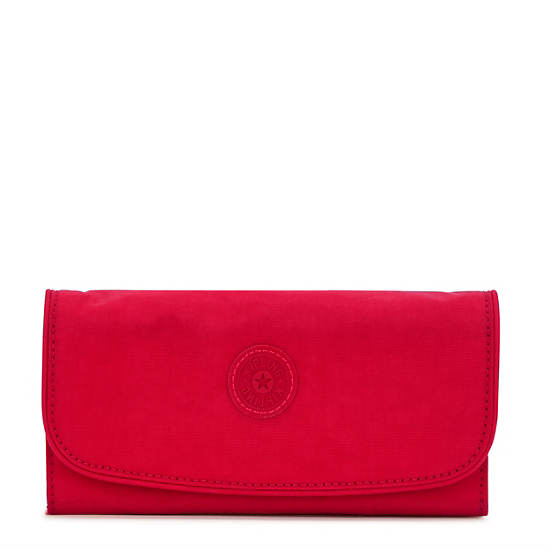 Money Land Snap Wallet, Red Rouge, large