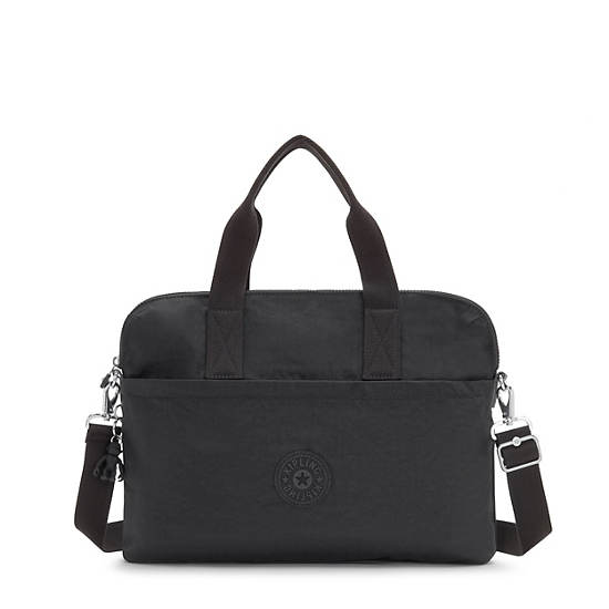 Elsil 15" Laptop Bag, Black Noir, large