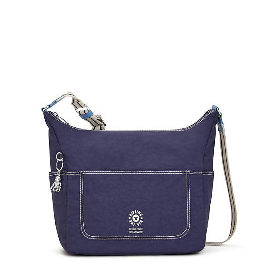 Gabbie New Crossbody Bag, Light Denim Jacquard, large Gabbie New Crossbody Bag, Light Denim Jacquard, large
