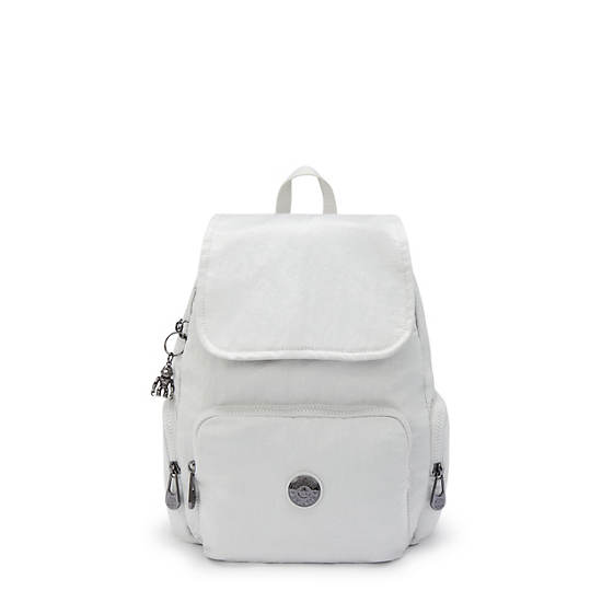 City Zip Small Backpack, Silver Night, large