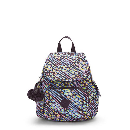 City Pack Mini Printed Backpack, Undersea Lights, large