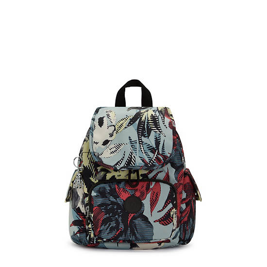 City Pack Mini Printed Backpack, Casual Flower, large