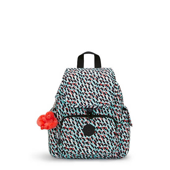 City Pack Mini Printed Backpack, Abstract Print, large