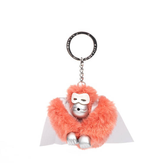 Monkey Keychain, Pink Dash Girl, large