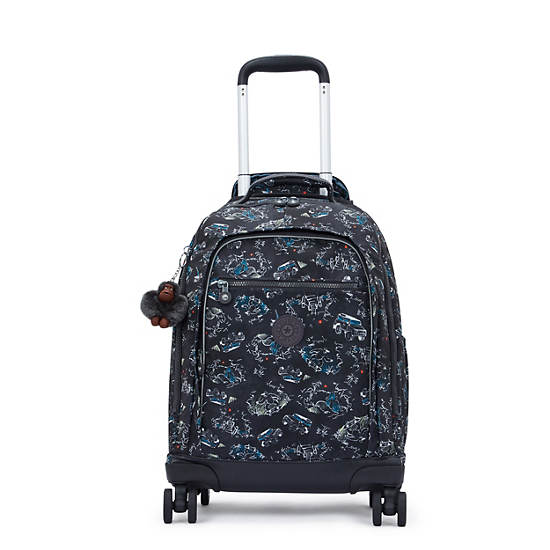 New Zea Printed 15" Laptop Rolling Backpack, Jungle Fun Race, large