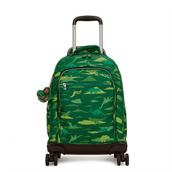 New Zea Printed 15" Laptop Rolling Backpack, Jurrasic Jungle, large