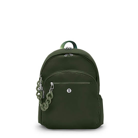 Victoria Tang Delia Medium Backpack, VT Dark Emerald, large