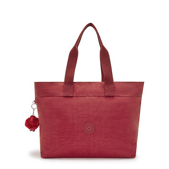 Colissa Up Laptop Tote Bag - Funky Red | Kipling