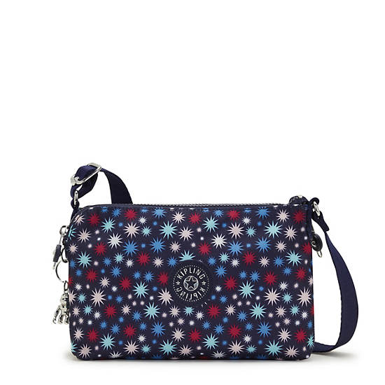 Boyd Printed Crossbody Bag, Resort Navy, large Boyd Printed Crossbody Bag, Resort Navy, large