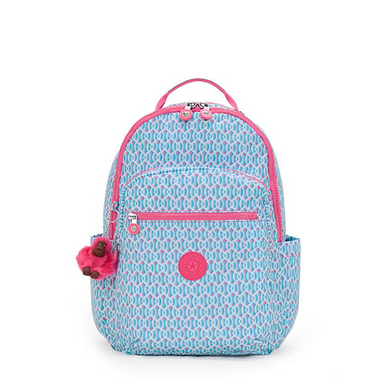 Seoul Large Printed 15" Laptop Backpack, Dreamy Geo, large