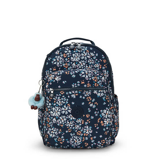 Seoul Large Printed 15" Laptop Backpack, Flower Field, large