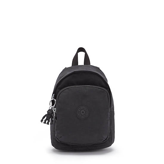 Delia Compact Convertible Backpack, Black Noir, large