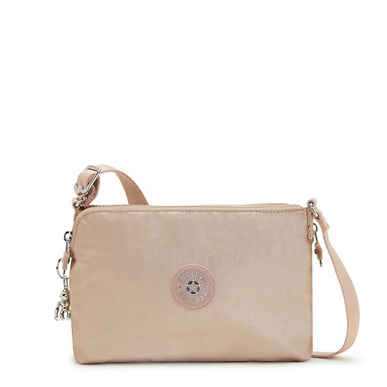 Boyd Metallic Crossbody Bag, Gold Charm Metallic, large Boyd Metallic Crossbody Bag, Gold Charm Metallic, large