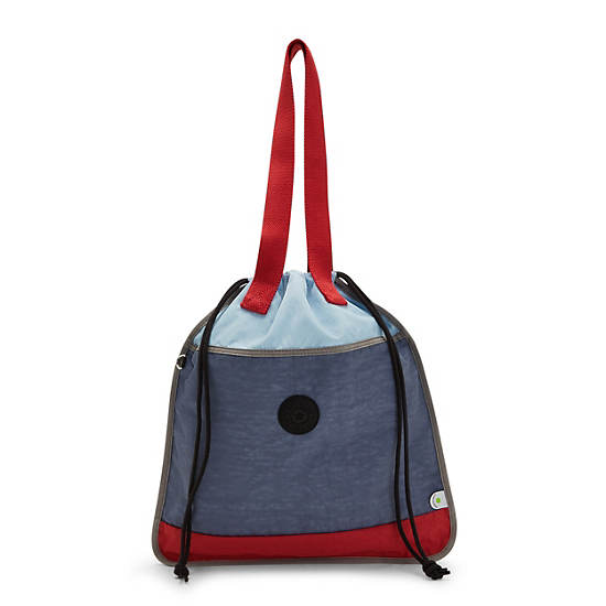 New Hip Hurray Tote Bag, Duo Blue Red, large
