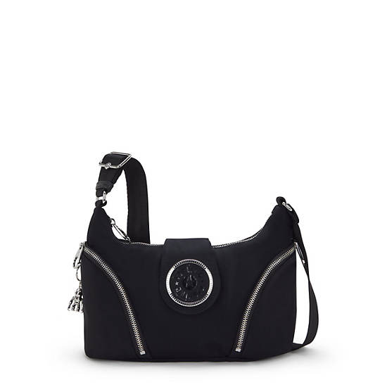 Sera Medium Shoulder Bag, Black Spice, large