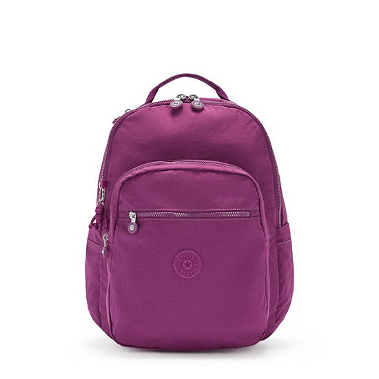 Seoul Large 15" Laptop Backpack, Purple Ruby, large