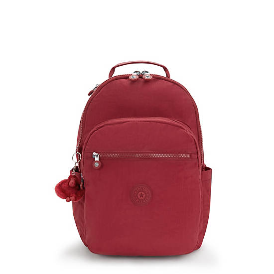 Seoul Large 15" Laptop Backpack, Funky Red, large