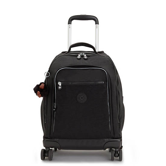 New Zea 15" Laptop Rolling Backpack, True Black, large