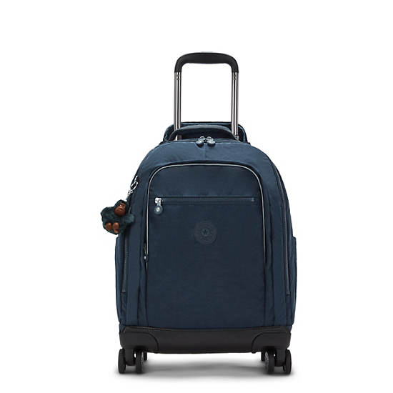 New Zea 15" Laptop Rolling Backpack, True Blue Tonal, large