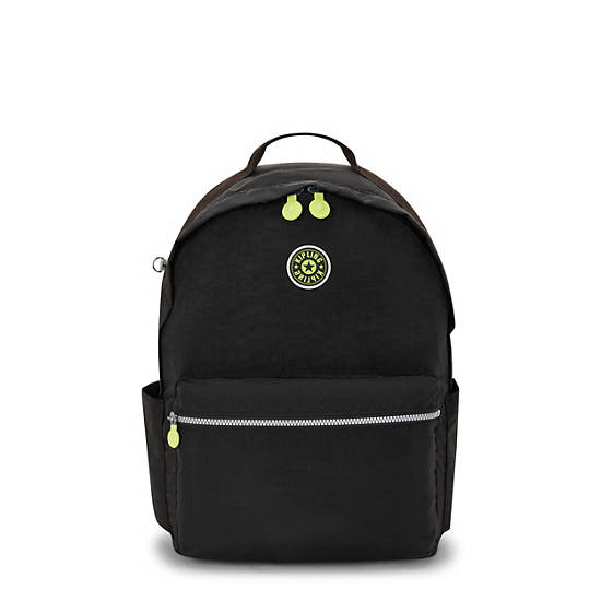 Damien Large Laptop Backpack, Black Scale Embossed, large Damien Large Laptop Backpack, Black Scale Embossed, large