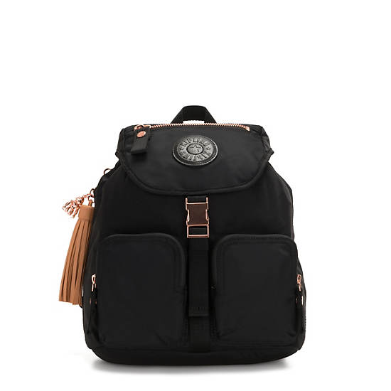 Inan Small Backpack, Rose Black, large