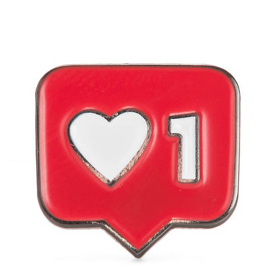 Heart 1 Pin, Multi, large