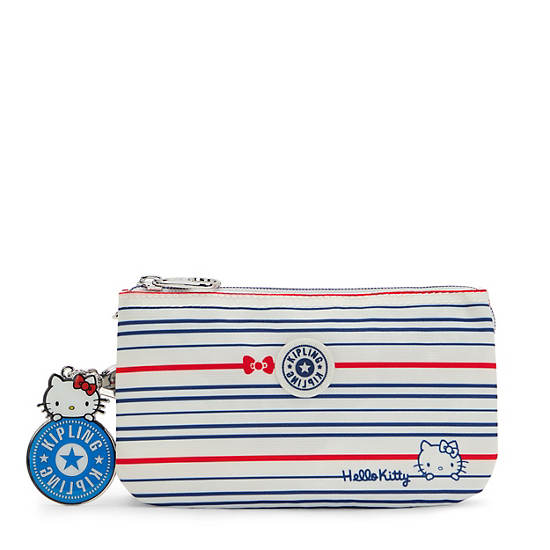 Hello Kitty Creativity Large Printed Pouch, Hello Kitty Stripe, large