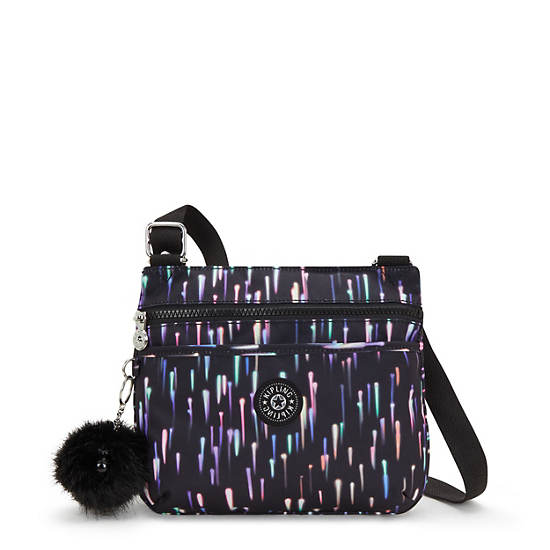 Emmylou Printed Crossbody Bag, Firework Sky, large