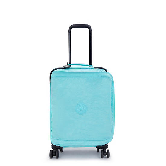 Spontaneous Small Rolling Luggage, Deepest Aqua, large