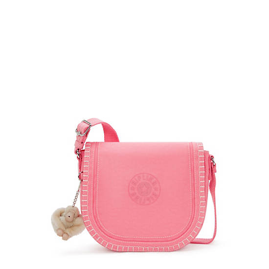 Nowel Crescent Crossbody Bag, Enjoy Blush, large