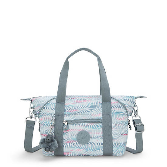 Art Mini Printed Shoulder Bag, Palm Tree Leaves, large