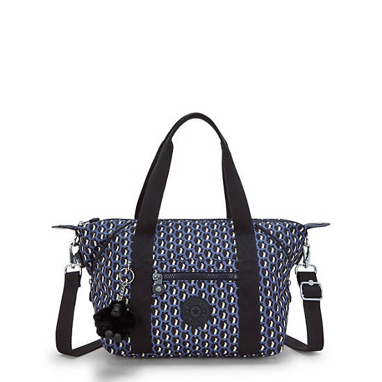 Art Mini Printed Shoulder Bag, 3D K Blue, large