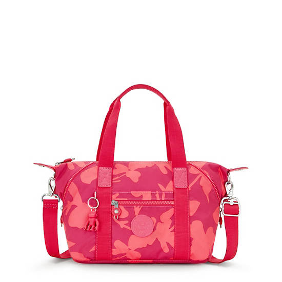 Art Mini Printed Shoulder Bag, Coral Flower, large