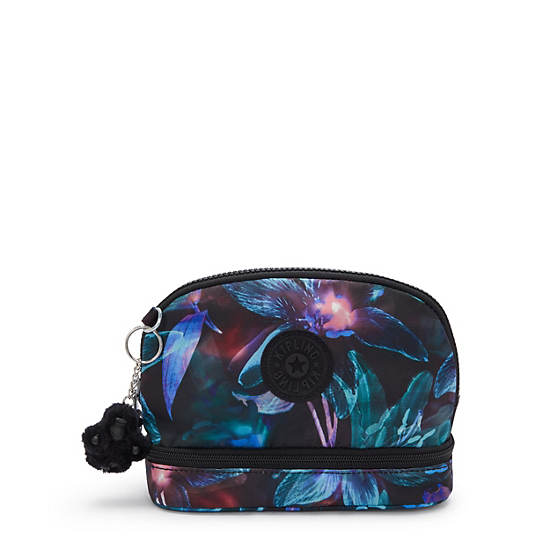 Multi Keeper Printed Pouch, Spectral Orchid, large