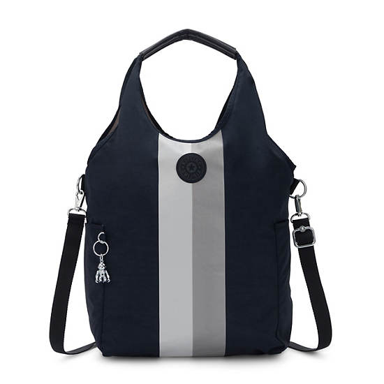 Urbana Shoulder Bag, Clear Blue Metallic, large