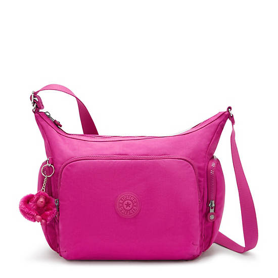 Gabb Crossbody Bag, Glowing Fuchsia, large