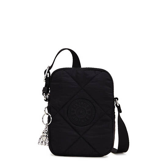 Annet Quilted Crossbody Phone Bag, Cosmic Black Ql, large