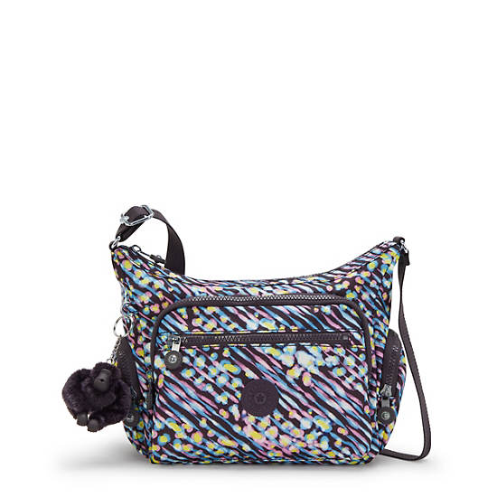 Gabbie Small Printed Crossbody Bag, Undersea Lights, large